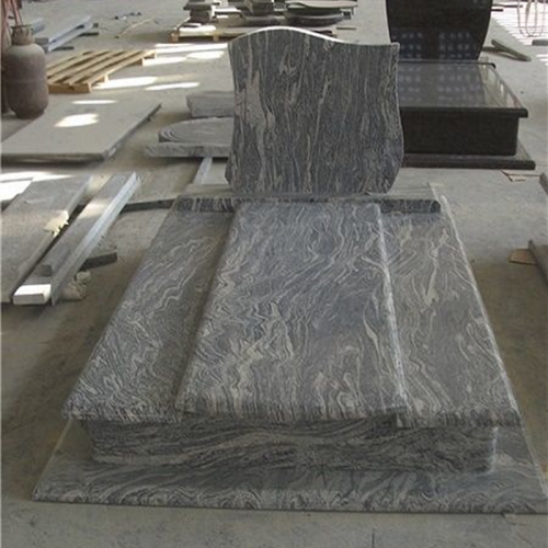 China Juparana Poland Tombstone,Grey Granite Monument & Tombstone