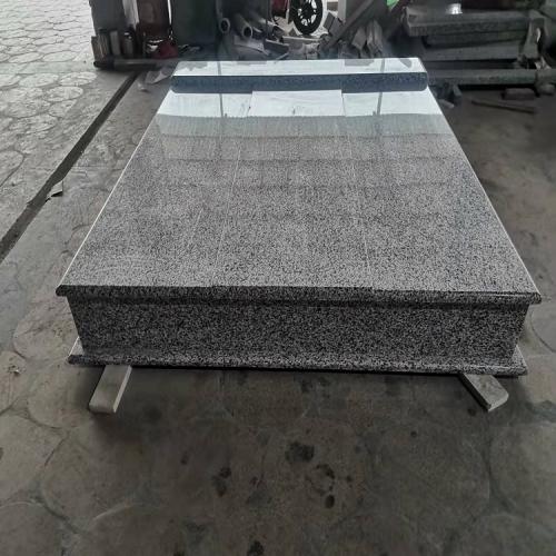 Stone exporter Jilin White Granite Tombstone and Headstones from China