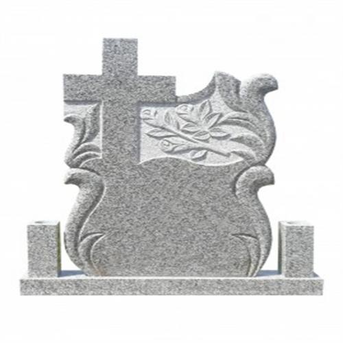 G603 Romania Granite Cross Tombstone