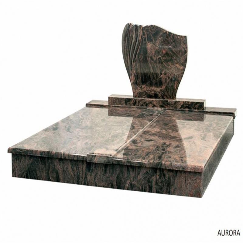 Slovakia Impala Black Granite Tombstone Monument Styles