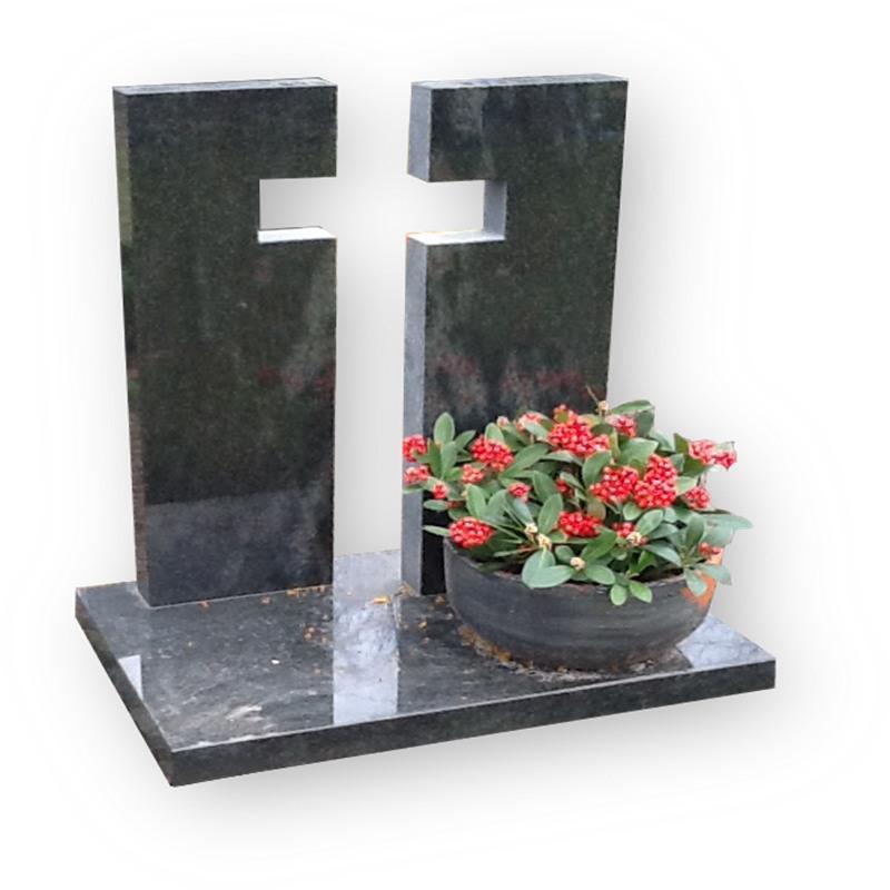 Netherlands Black Granite Tombstone Monuments