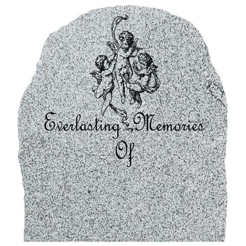 Black Granite Baby Angel Memorialss Ireland Headstone