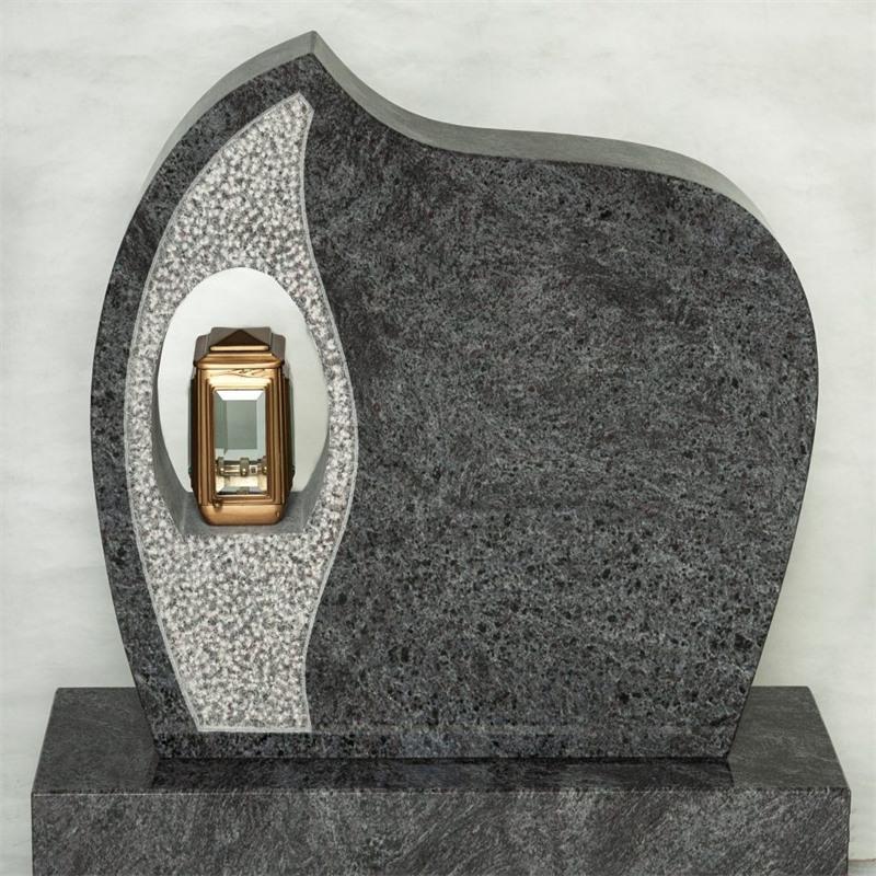 Absolute Black Granite Tombstone Norway Headstone