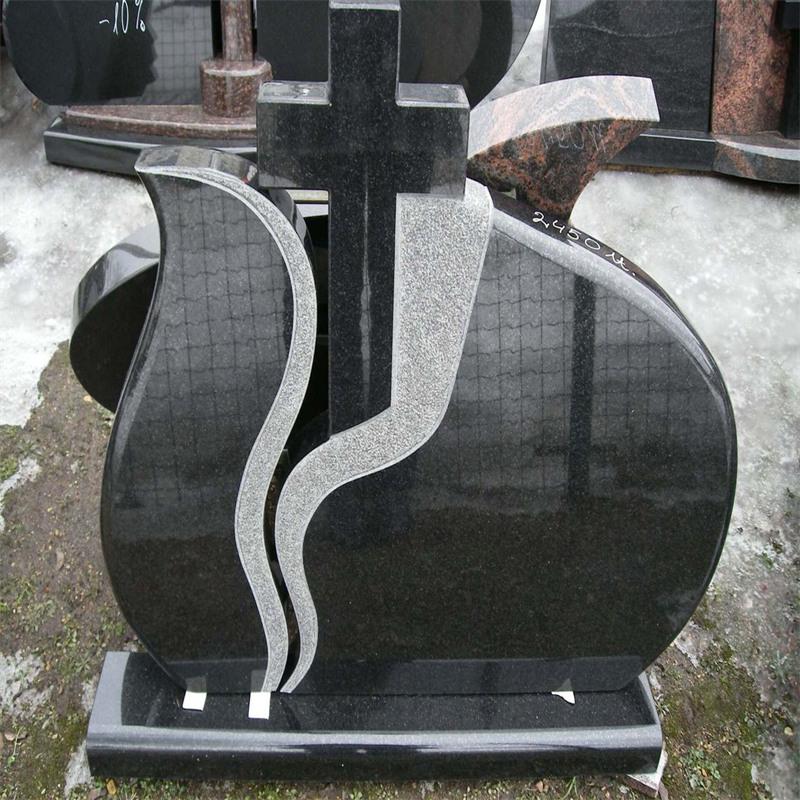 Cross Granite Headstone Lithuania Monuments