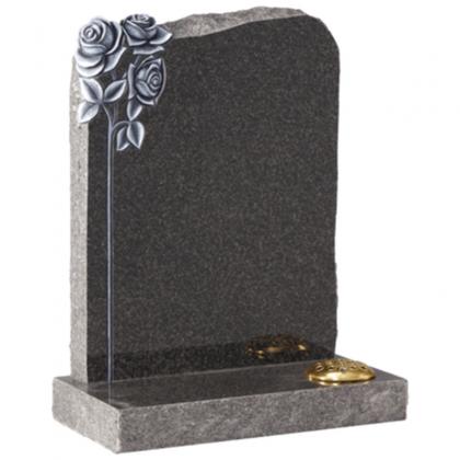 G654 Darker Granite Upright Headstone Gravestone