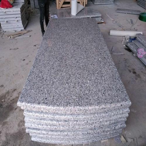 New Swan White Granite Tombstone Polished Grey Granite Monument factory price