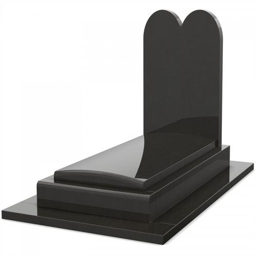 France Monument Absolute Black Granite Tombstone
