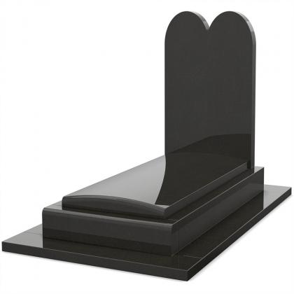 France Monument Absolute Black Granite Tombstone