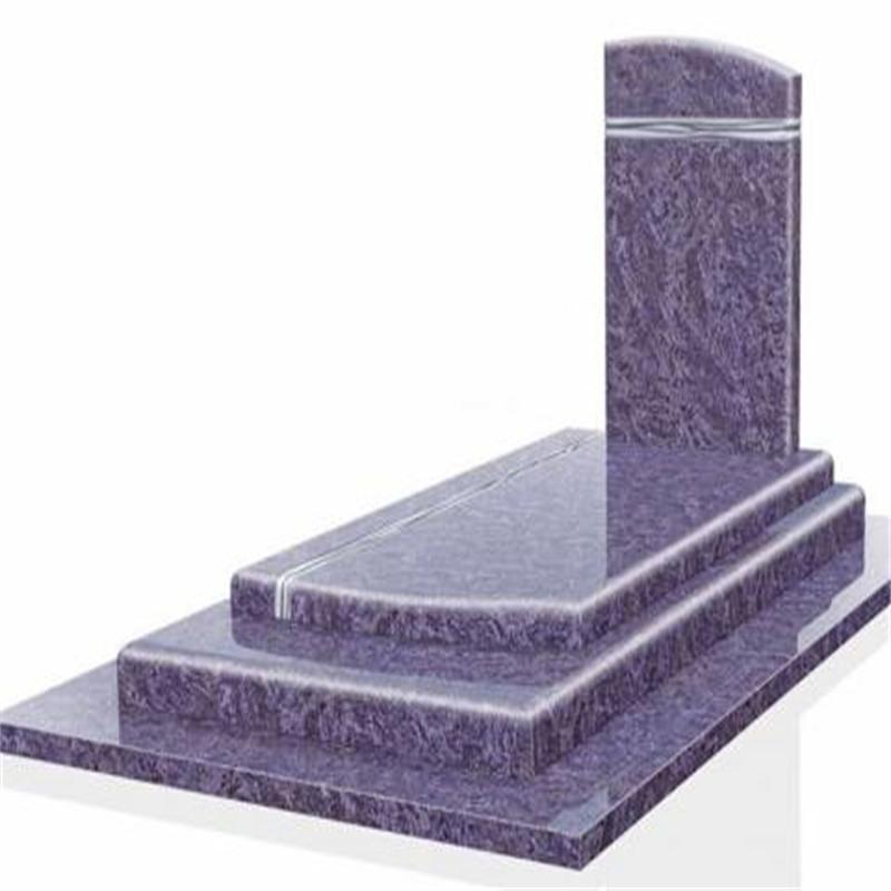 Bahama Blue Granite Memorial Headstone Funeral Monument