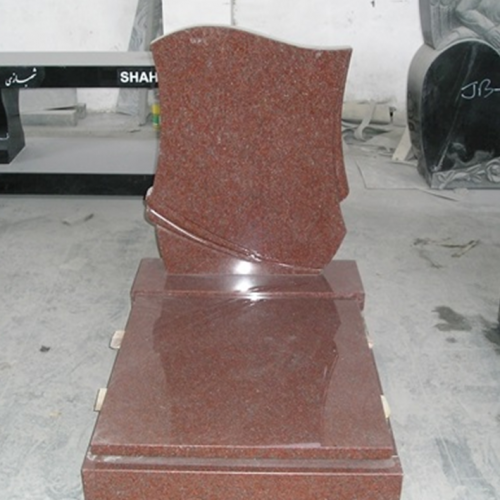 Czech tombstones India red granite monument tombstone