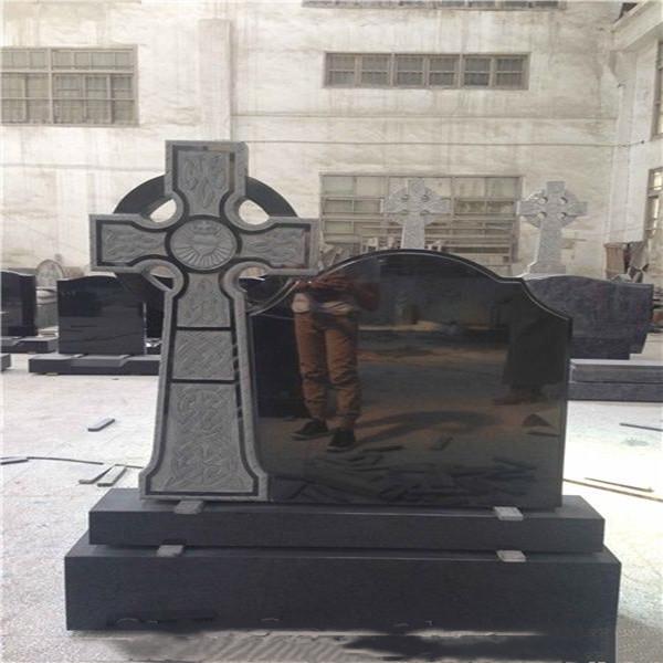 Absoulty Black Western Style Monuments Ireland Style Tombstones from China