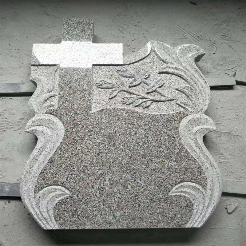 Romania Double Granite Headstone Cross Headstones