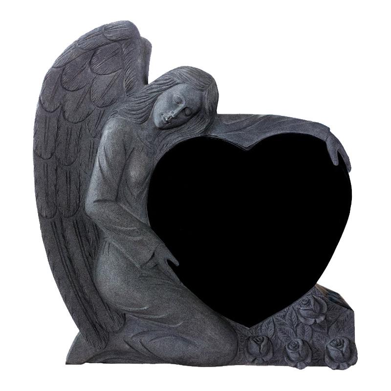 Angel Granite Monument Headstones Weeping Wings Headstone