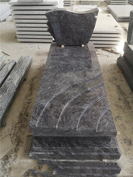 Bahama Blue Granite Israel Tombstone Headstone
