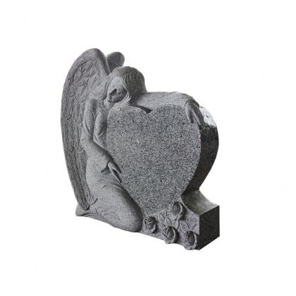 Angel Granite Monument Headstones Weeping Wings Headstone