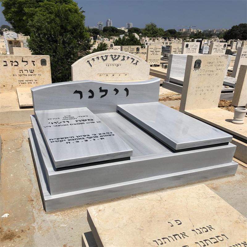 Cheap and Popular Chinese G603 Grey Granite Tombstone for Israel