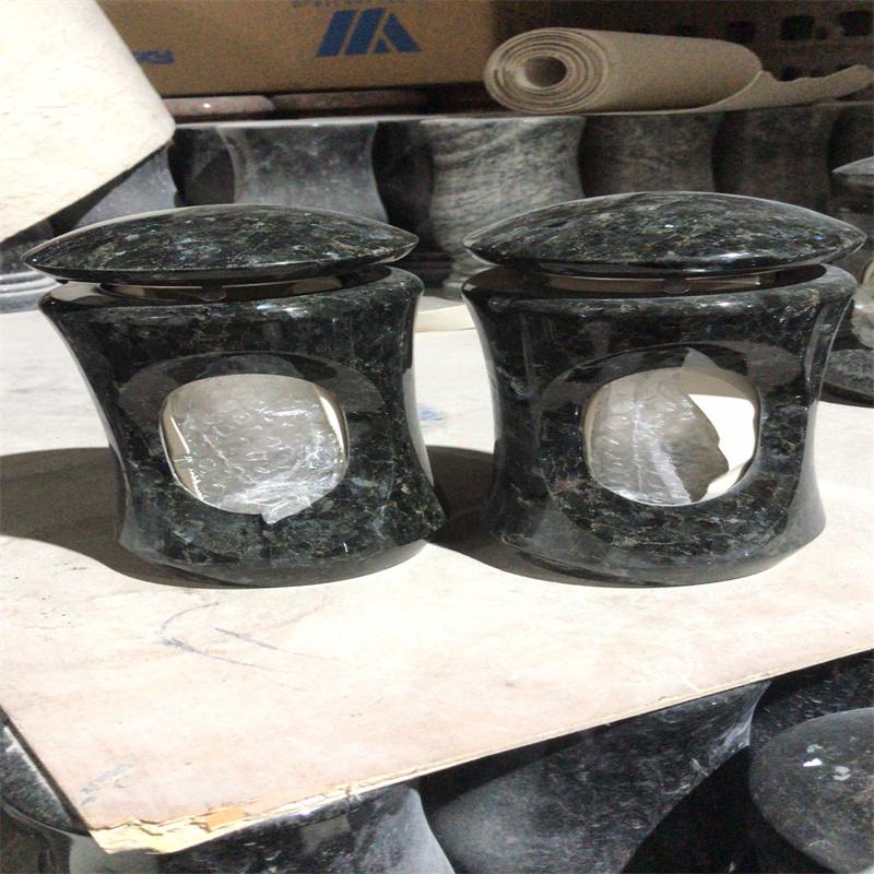 Aurora Granite Tombstone Lantern Vase Monument Accessories
