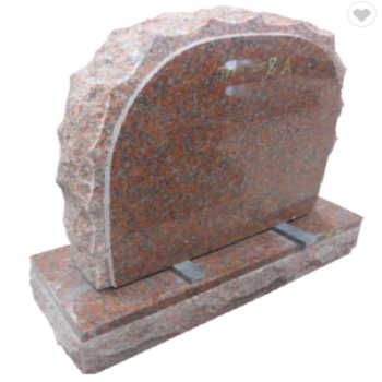 Monument vase sand blast tombstone america monumental black and pink marble tombstone cat headstone