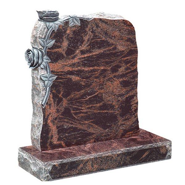 Australia Double Full Monument Dark Granite Tombstone