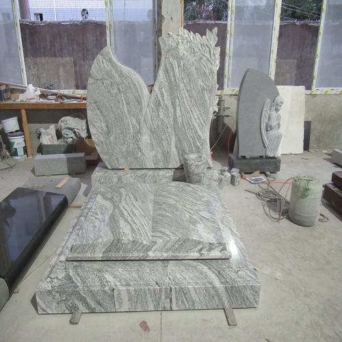 White Granite Tombstone In America Viscont White Granite Book Monument