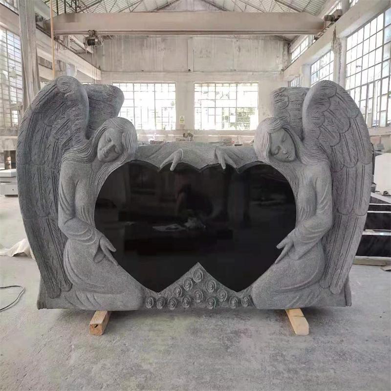 Double Angel Headstone