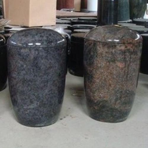Bahama Blue Granite Urns for Ashes