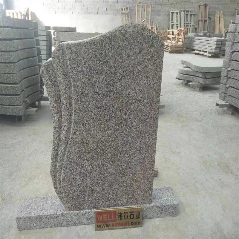 Upright Headstone Romania Granite Headstone
