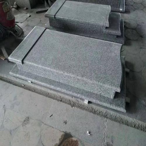 New G623 Jilin Grey Granite Headstone Monuments Gravestone Designs