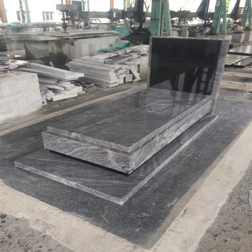 Factory granite tombstone showing