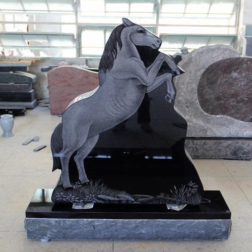 American style black granite horse design monuments from China Manufacturer, Manufactory, Factory and Supplier