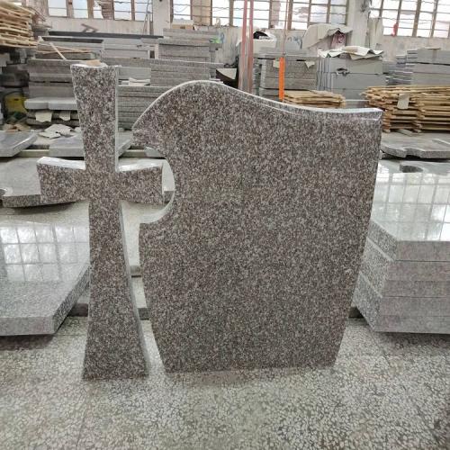 China Purple Granite G664 Cross Headstones' Exporter