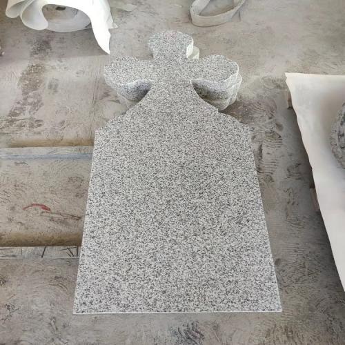 Hot Sell New G623 Rosa Beta White Romania Granite Monument Headstones